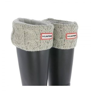 Hunter Stitch Cable Boot Socks - size large